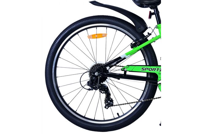 Volare Sportivo Kinderfahrrad – Jungen – 26 Zoll – Grün – 7 Gänge