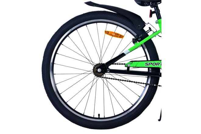 Volare Sportivo Kinderfahrrad – Jungen – 26 Zoll – Grün – Zwei Handbremsen