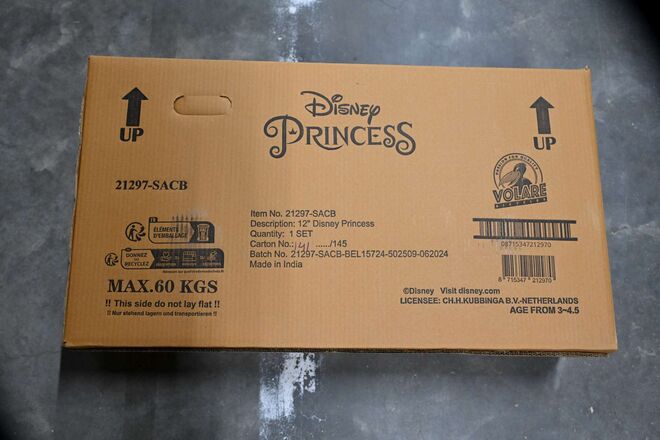 Disney Princess Kinderfiets - Meisjes - 12 inch - Roze
