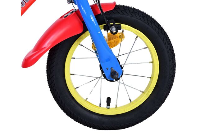 Paw Patrol Kinderfahrrad - Jungen - 14 Zoll - Blau - Zwei handbremsen