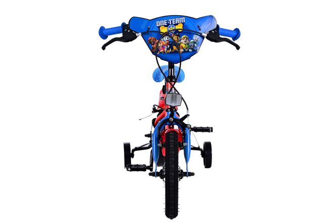 Paw Patrol Kinderfahrrad - Jungen - 14 Zoll - Blau - Zwei handbremsen