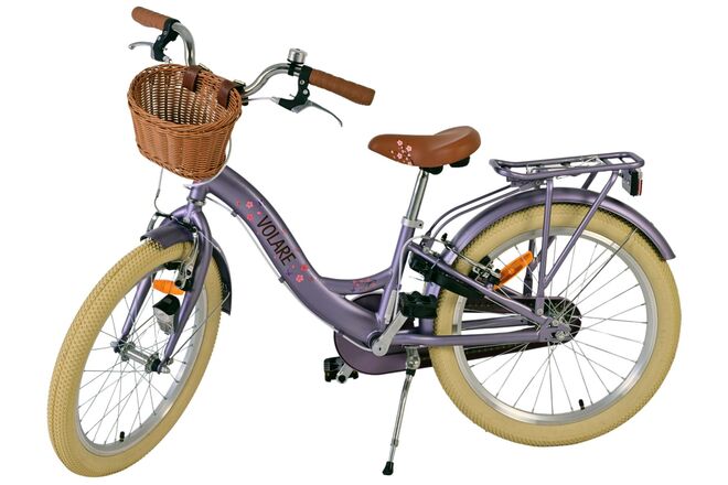 Volare Blossom Kinderfiets - Meisjes - 20 inch - Paars - Twee handremmen