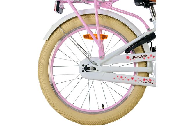 Volare Blossom Kinderfiets - Meisjes - 20 inch - Wit