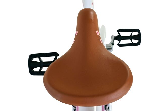Volare Blossom Kinderfiets - Meisjes - 20 inch - Wit - Twee handremmen