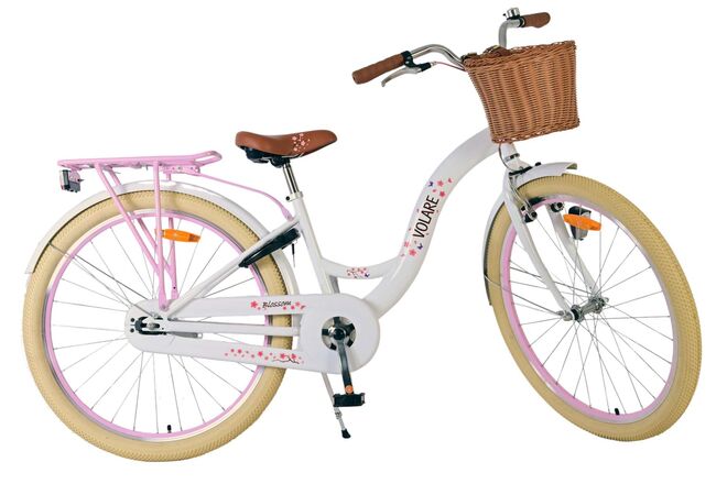 Volare Blossom Kinderfiets - Meisjes - 26 inch - Wit