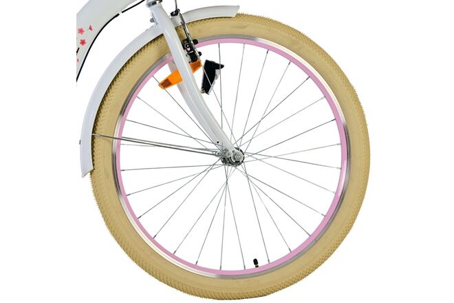 Volare Blossom Kinderfahrrad - Mädchen - 26 Zoll - Weiß - Nexus 3 Gänge
