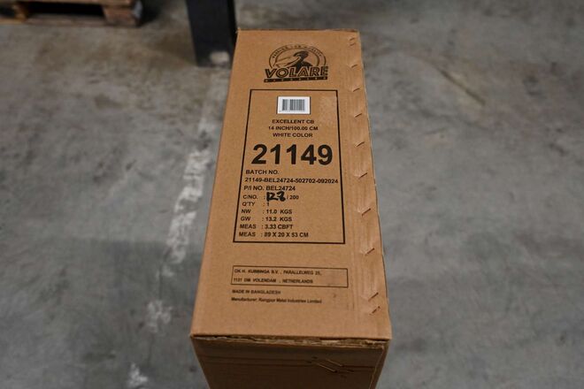 Rower dziecięcy Volare Excellent - dziewczęcy - 14 cali - biały