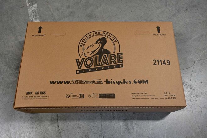 Rower dziecięcy Volare Excellent - dziewczęcy - 14 cali - biały