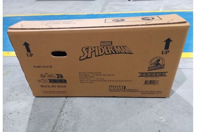 Marvel Spider-Man Kinderfiets - Jongens - 14 inch - Rood/Blauw