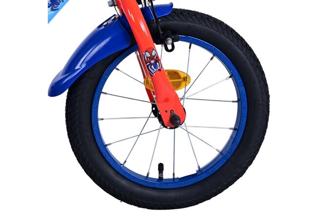 Spidey Kinderfiets - Jongens - 14 inch - Blauw - Twee handremmen