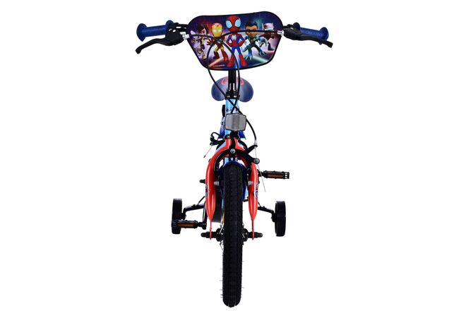 Spidey Kinderfiets - Jongens - 14 inch - Blauw - Twee handremmen