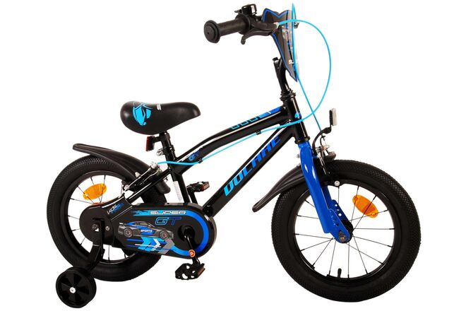Volare Super GT Kinderfiets - Jongens - 14 inch - Groen - Twee handremmen