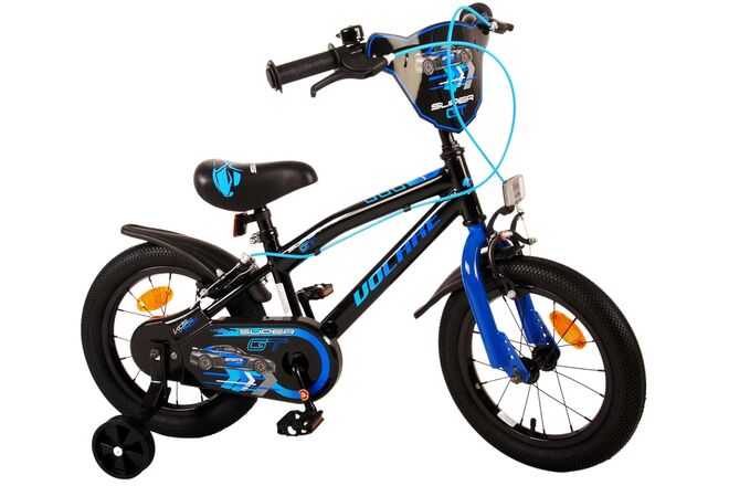 Volare Super GT Kinderfiets - Jongens - 14 inch - Groen - Twee handremmen