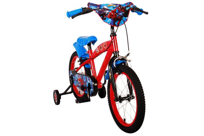 Ultimate Spider-Man Kinderfiets - Jongens - 16 inch - Blauw/Rood - Twee handremmen