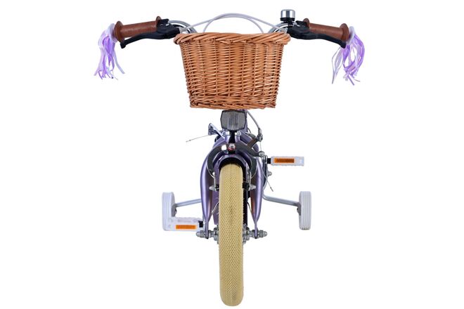 Volare Blossom Kinderfiets - Meisjes - 12 inch - Paars - Twee handremmen