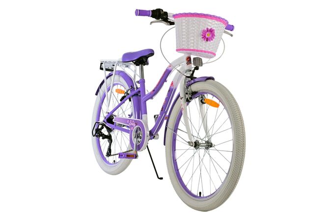 Volare Lovely Kinderfiets - Meisjes - 24 inch - Paars - 7 Versnellingen