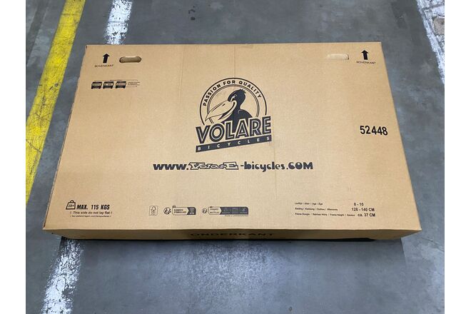 Volare Blossom Kinderfahrrad - Mädchen - 24 Zoll - Weiß - 3 Gänge