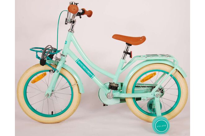 Volare Excellent Kinderfahrrad - Mädchen - 16 Zoll - Grün - 95 % zusammengebaut