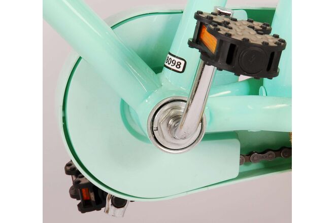 Volare Excellent Kinderfahrrad - Mädchen - 16 Zoll - Grün - 95 % zusammengebaut
