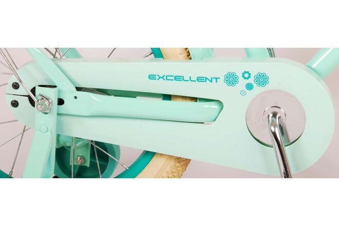 Volare Excellent Kinderfahrrad - Mädchen - 16 Zoll - Grün - 95 % zusammengebaut