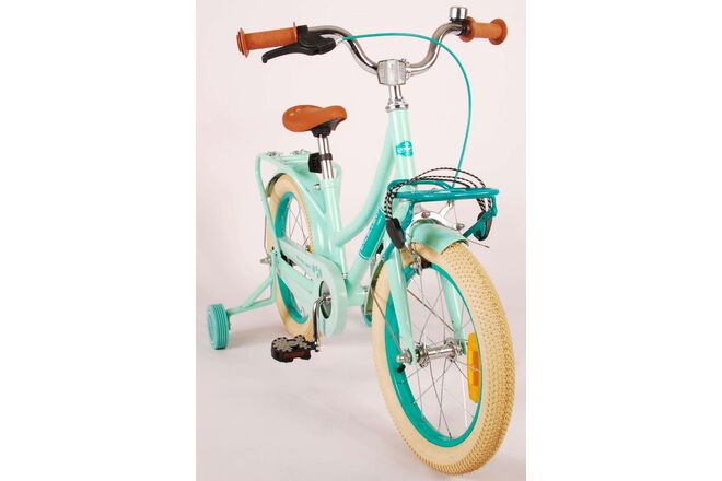 Volare Excellent Kinderfahrrad - Mädchen - 16 Zoll - Grün - 95 % zusammengebaut