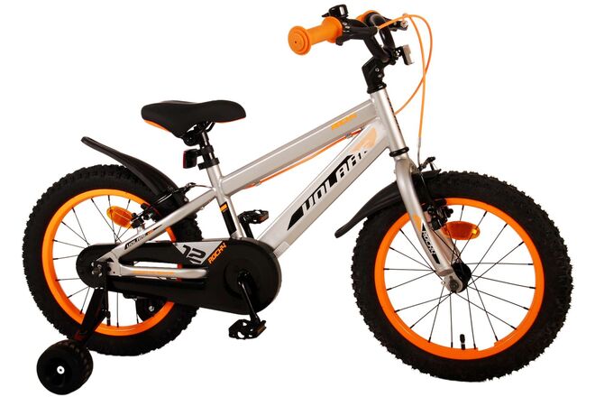 Volare Rocky Kinderfahrrad - Jungen - 16 Zoll - Grau