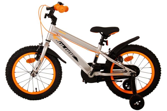 Volare Rocky Kinderfahrrad - Jungen - 16 Zoll - Grau