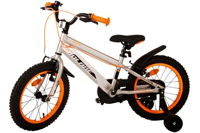 Volare Rocky Kinderfahrrad - Jungen - 16 Zoll - Grau