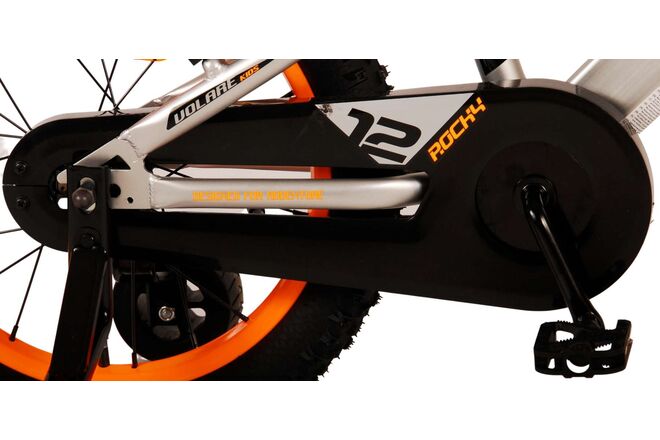 Volare Rocky Kinderfahrrad - Jungen - 16 Zoll - Grau