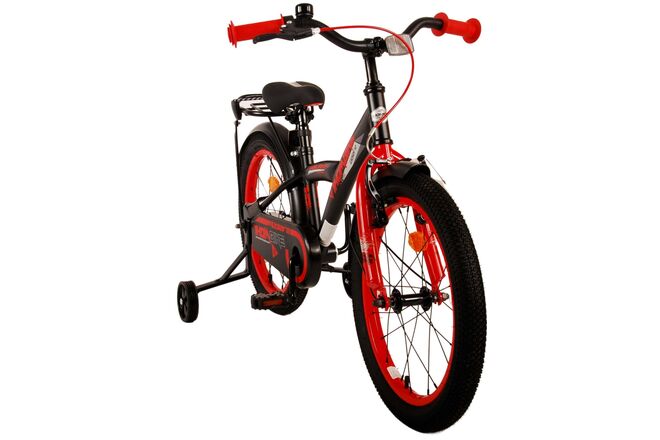 Rower dziecięcy Volare Thombike - chłopcy - 18 cali - czarno-czerwony