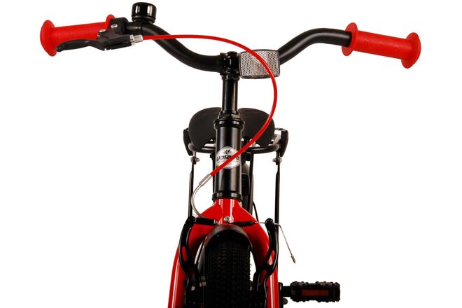 Rower dziecięcy Volare Thombike - chłopcy - 18 cali - czarno-czerwony