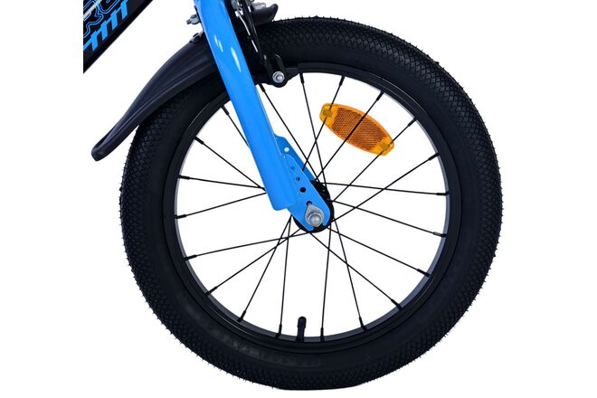 Volare Sportivo Børnecykel - Drenge - 16 tommer - Blå Sort - To håndbremser
