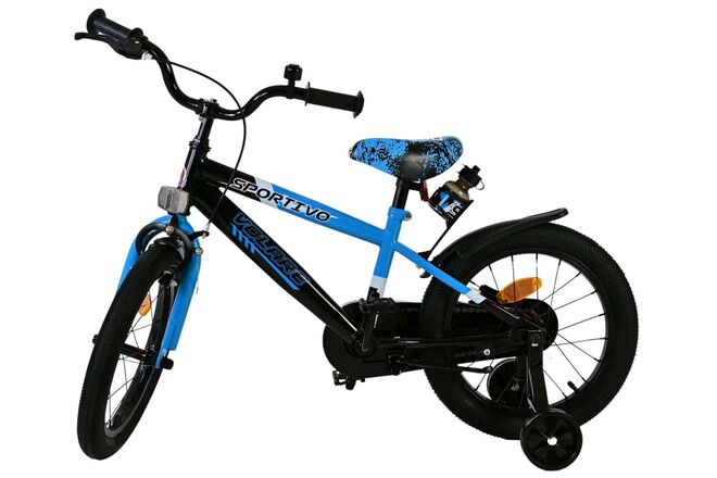 Volare Sportivo Børnecykel - Drenge - 16 tommer - Blå Sort