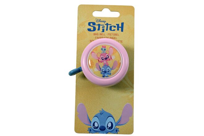 Dzwonek rowerowy Disney Stitch - dziewczęcy - różowy