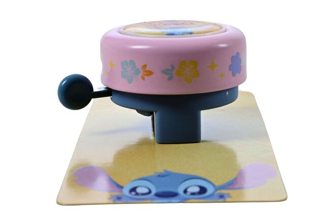 Dzwonek rowerowy Disney Stitch - dziewczęcy - różowy