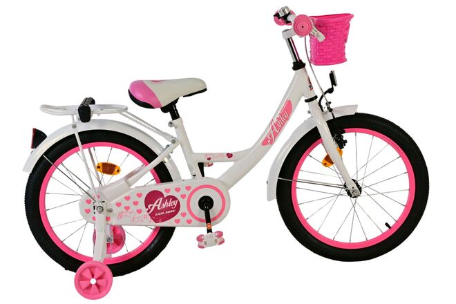 Volare Ashley Kinderfiets - Meisjes - 18 inch - Wit