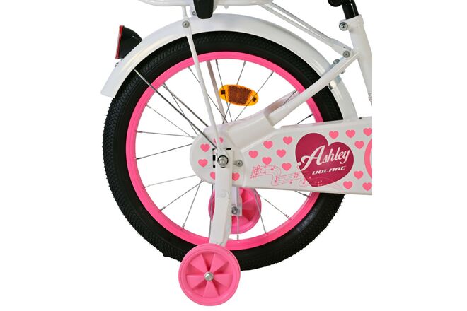 Volare Ashley Kinderfiets - Meisjes - 18 inch - Wit