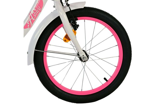 Volare Ashley Kinderfiets - Meisjes - 18 inch - Wit