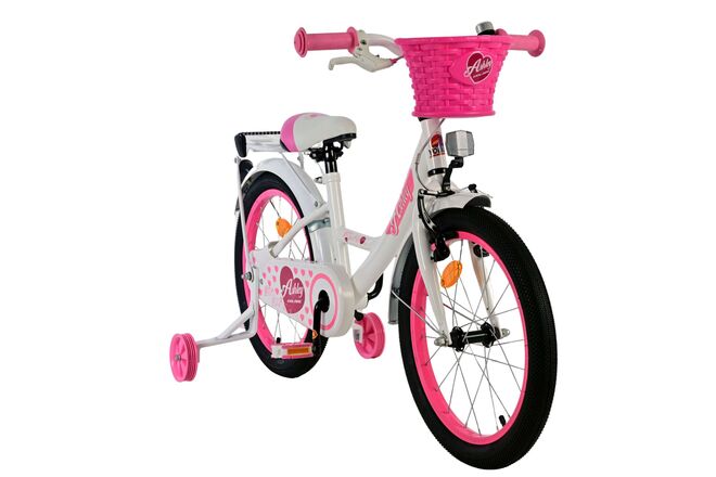 Volare Ashley Kinderfiets - Meisjes - 18 inch - Wit