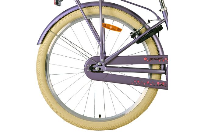 Volare Blossom Kinderfiets - Meisjes - 26 inch - Paars - Twee handremmen
