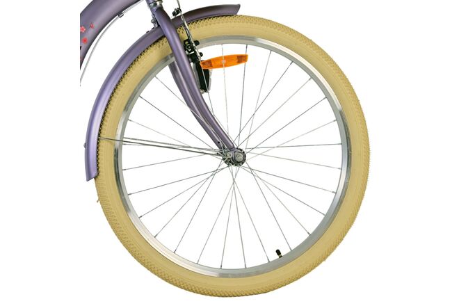 Volare Blossom Kinderfiets - Meisjes - 26 inch - Paars - Twee handremmen