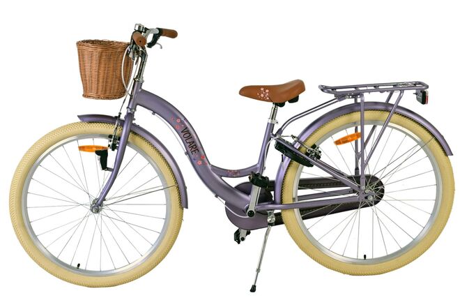 Volare Blossom Kinderfiets - Meisjes - 26 inch - Paars - Twee handremmen