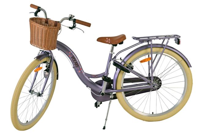 Volare Blossom Kinderfiets - Meisjes - 26 inch - Paars - Twee handremmen