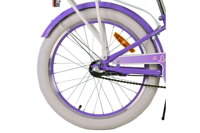 Volare Lovely Kinderfiets - Meisjes - 20 inch - Paars - 3 versnellingen