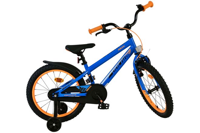 Volare Rocky Kinderfahrrad - Jungen - 18 Zoll - Blau