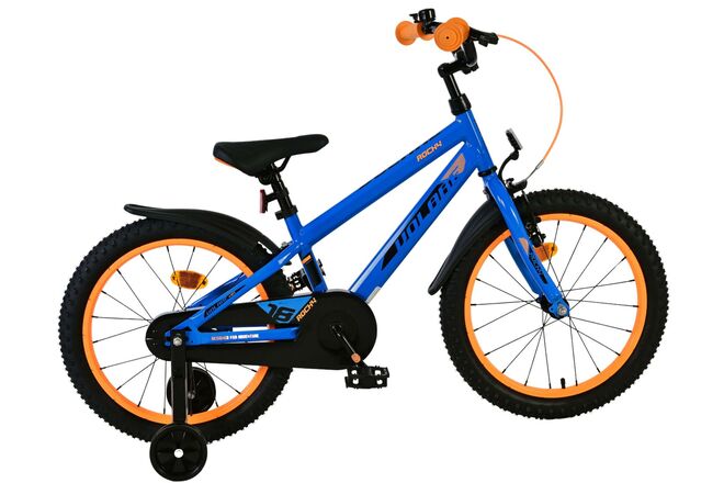Volare Rocky Kinderfahrrad - Jungen - 18 Zoll - Blau
