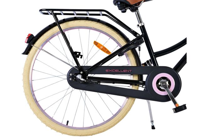 Volare Excellent Kinderfiets - Meisjes - 26 inch - Zwart - 3 versnellingen