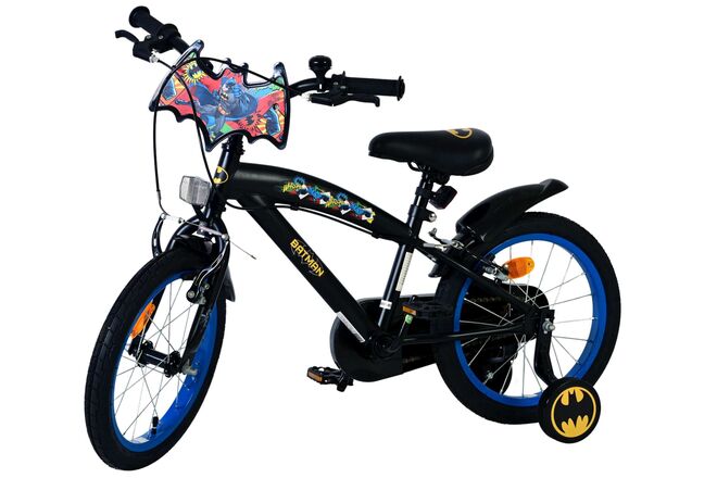 Batman Kinderfiets - Jongens - 16 inch - Zwart - 2 handremmen