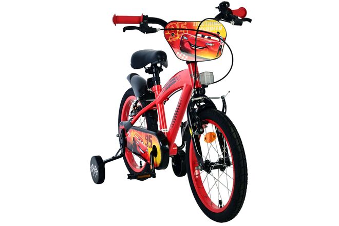 Disney Cars Kinderfiets - Jongens - 16 inch - Rood - Twee handremmen
