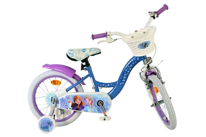 Disney Frozen 2 Kinderfiets - Meisjes - 16 inch - Blauw/Paars